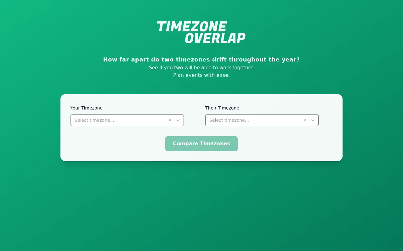 TZ Overlap screenshot